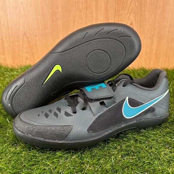 Nike Zoom Rival SD 2 Black Volt FZ9665-001 Men 7.5 / Women 9 Throwing Shoes